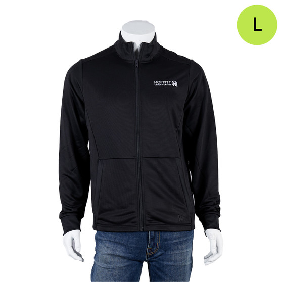 Moffitt Cancer Center Logoed Men's Full-Zip Performance Jacket - Black - Large