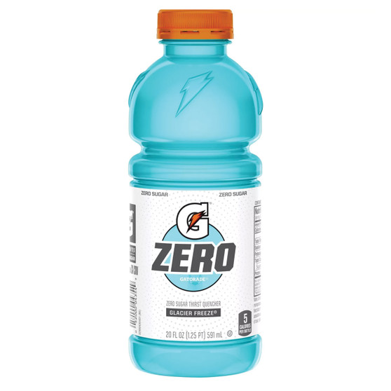 Gatorade G Zero Sugar Sports Drink - Glacier Freeze - 20oz Bottle