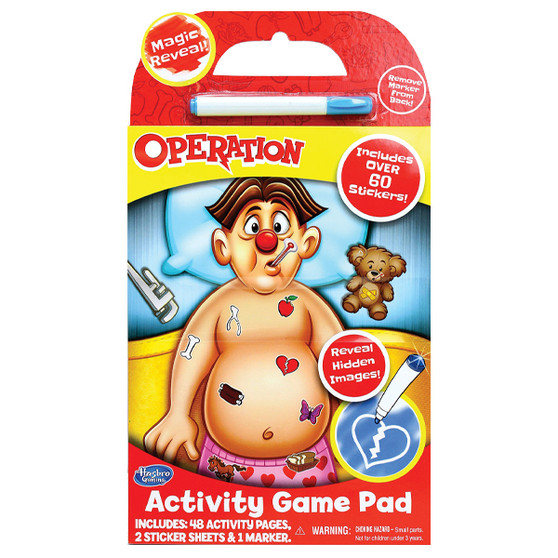 Hasbro Magic Reveal Activity Game Pad - Operation