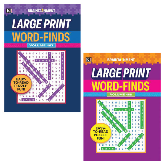 Kappa Large Print Word-Finds Puzzle Book