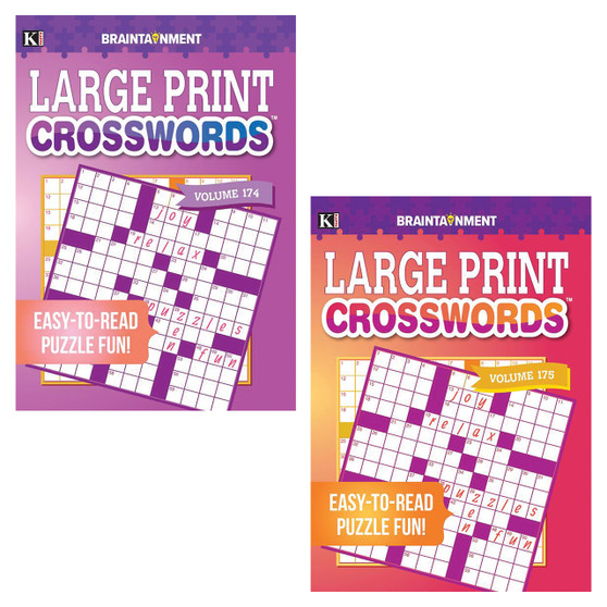Kappa Large Print Crosswords Puzzle Book