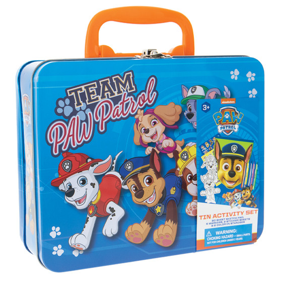 Paw Patrol Tin Activity Set - Blue