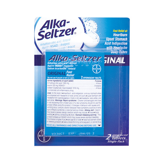 Alka-Seltzer Original Tablets - Individual Single Dose Packet