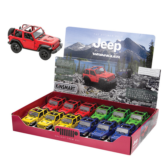 Die Cast Pullback Jeep Wrangler Toy