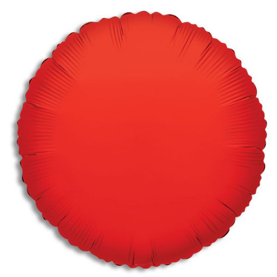 Solid Color Mylar Balloon - Red