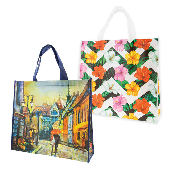Oversized Vinyl Tote Bag