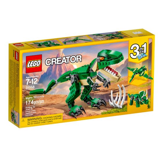 LEGO Creator 3-in-1 Mighty Dinosaur Building Toy Set
