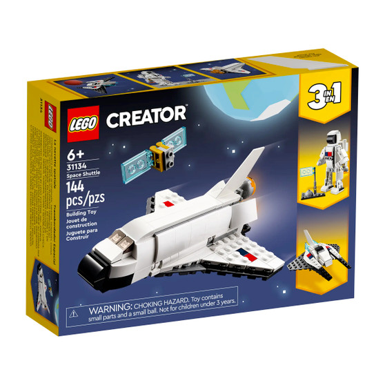 LEGO Creator 3-in-1 Space Shuttle Building Toy Set