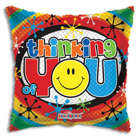 Colorful Thinking of You Mylar Balloon