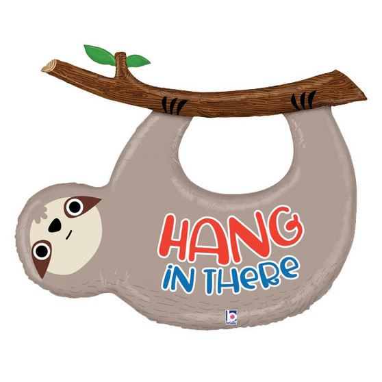 Jumbo Hang In There Sloth Mylar Balloon