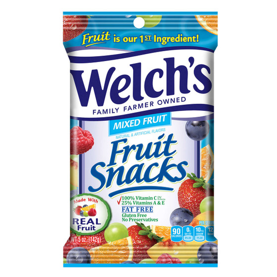 Welch's Fruit Snacks - Mixed Fruit - 5oz bag