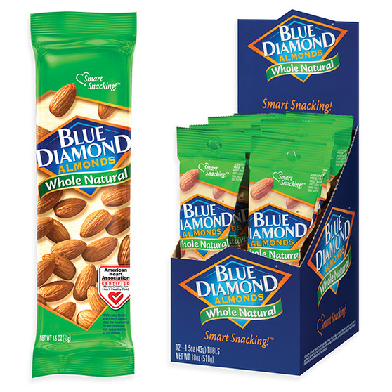 Blue Diamond - Whole Natural Almonds - 1.5oz Pack