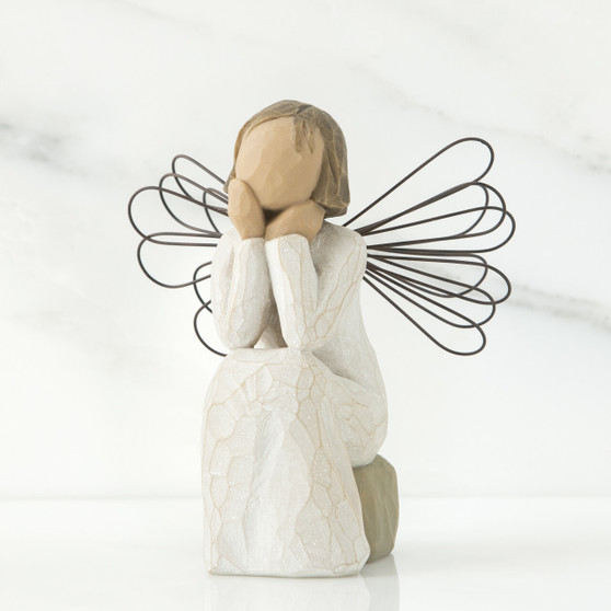 Willow Tree Sculpted Figurine - Angel Of Caring