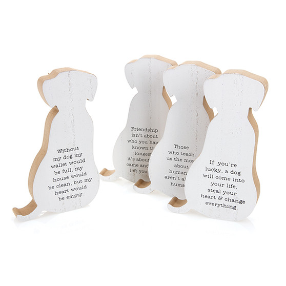 Dog-Shaped Standing Sign