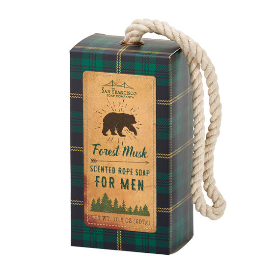 San Francisco Soap Company Forest Musk Rope Soap