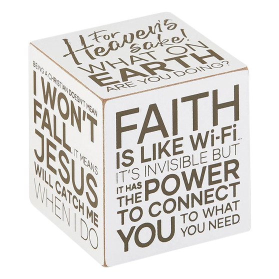 Well Said Quote Cube - For Heaven's Sake