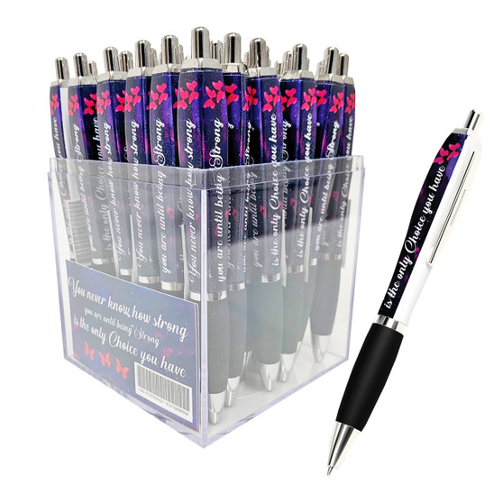 Inspirational Ballpoint Pen - You Never Know How Strong You Are