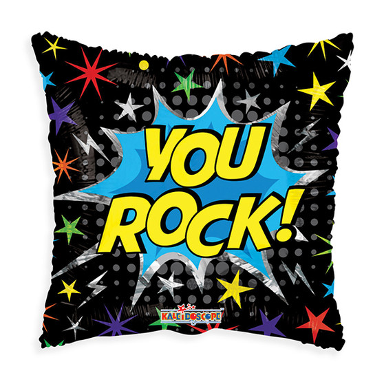 You Rock Square Mylar Balloon