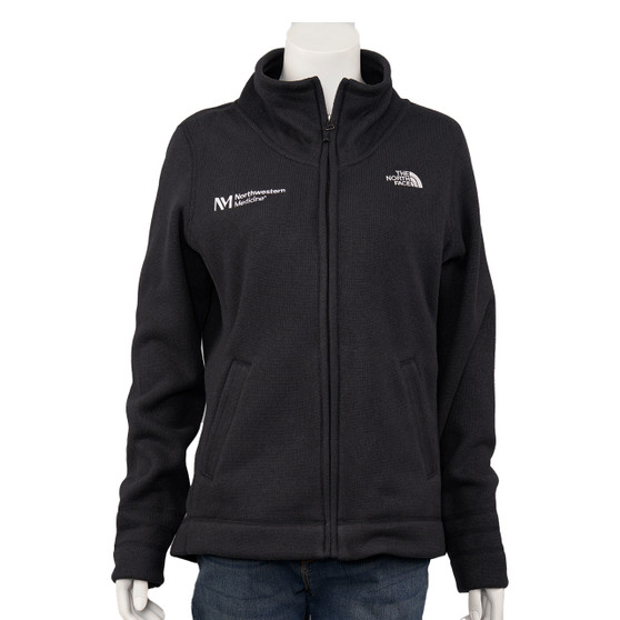 Northwestern Medicine Logoed Women's North Face Fleece Jacket - Black - 2X