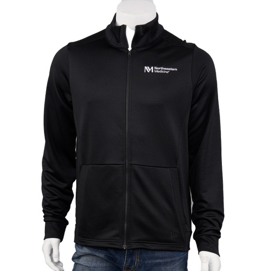 Northwestern Medicine Logoed Men's Full-Zip Performance Jacket - Black - S