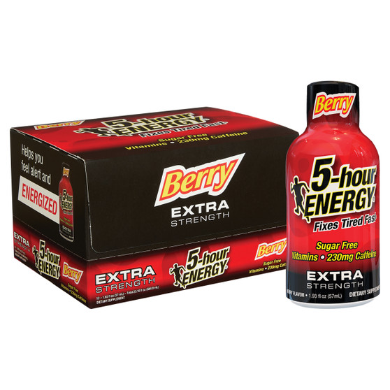 5 Hour Energy Shot - Extra Strength - Berry