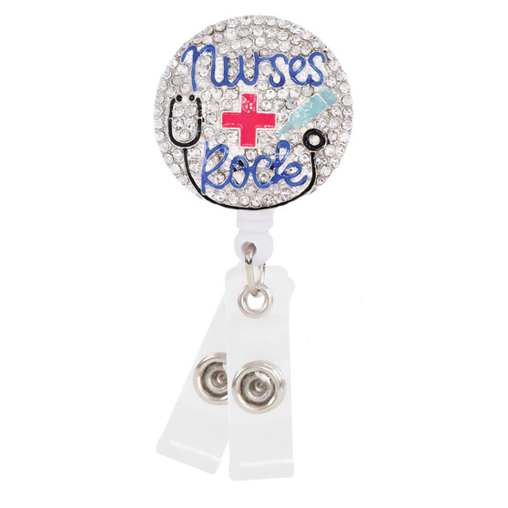 Sparkle and Shine Badge Reel - Nurses Rock