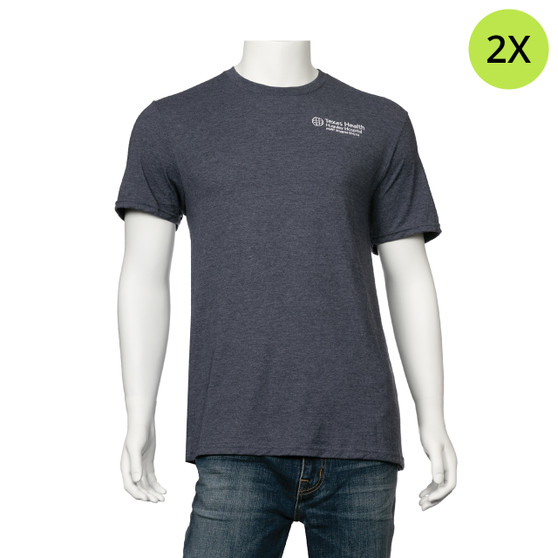 Texas Health Huguley Hospital Logoed T-Shirt - Navy - 2X