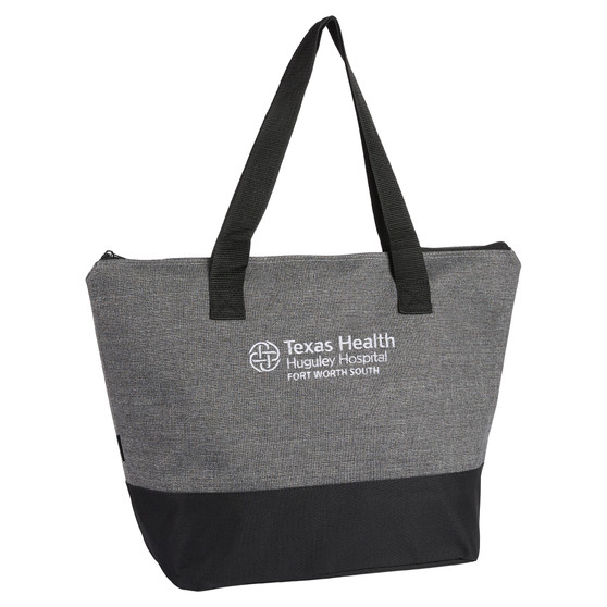 Texas Health Huguley Hospital Logoed Snow Canvas Tote - Grey