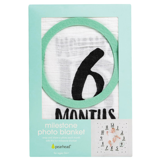Arrow and Feather Watch Me Grow Baby Blanket