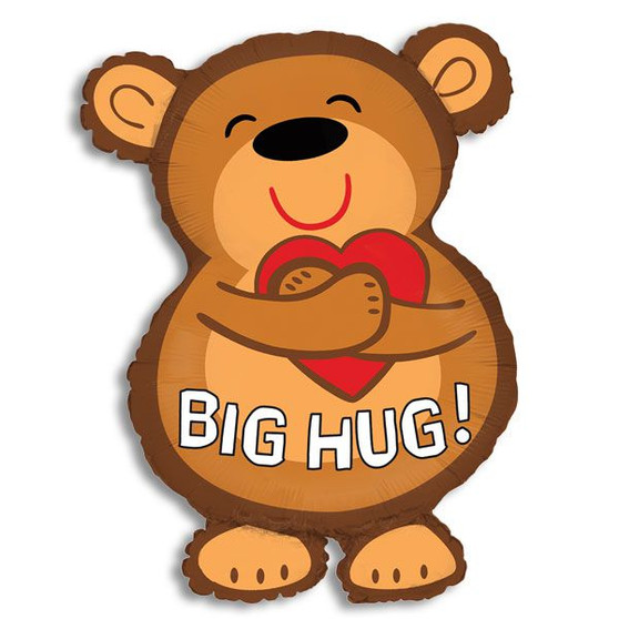 Jumbo Big Bear Hug Mylar Balloon