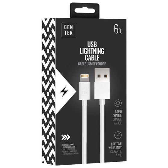 Gen Tek Apple Lightning to USB Value iPhone Charger