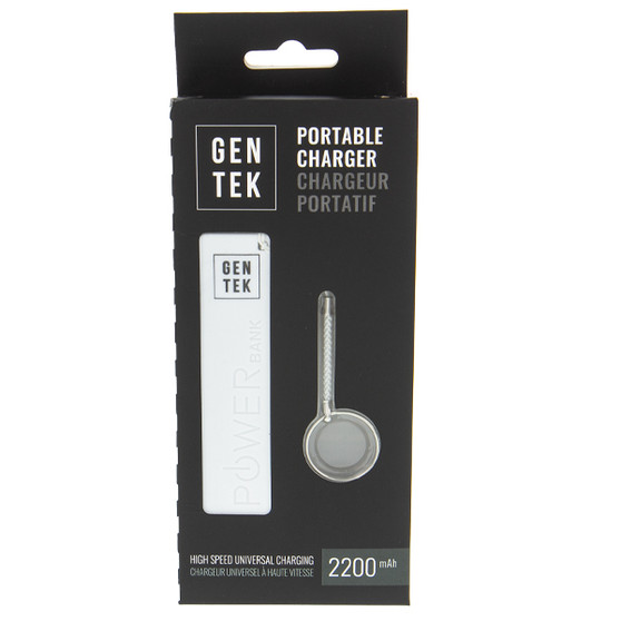 Gen Tek Universal Portable Charger for iPhone and Android
