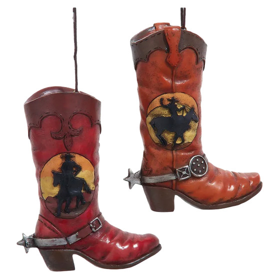 Western Boot Ornament