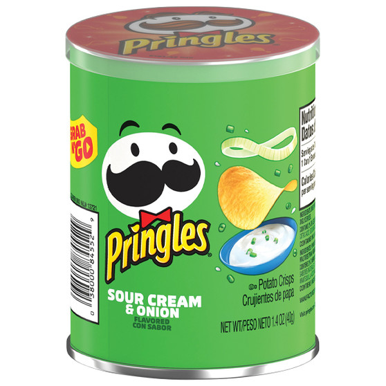 Pringles Grab and Go Cans - Sour Cream and Onion - 1.41oz Can