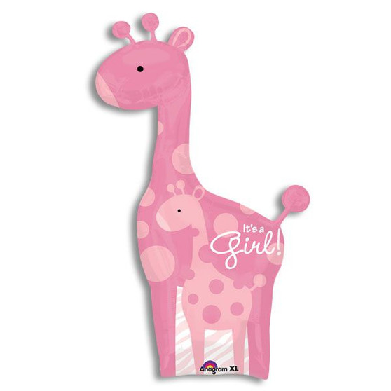 Jumbo Balloon - Baby Girl Giraffe