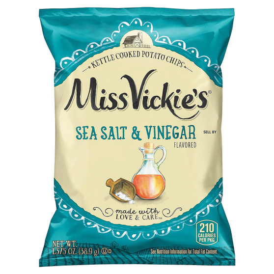 Miss Vickie's Sea Salt & Vinegar Chips - 1.38oz Bag