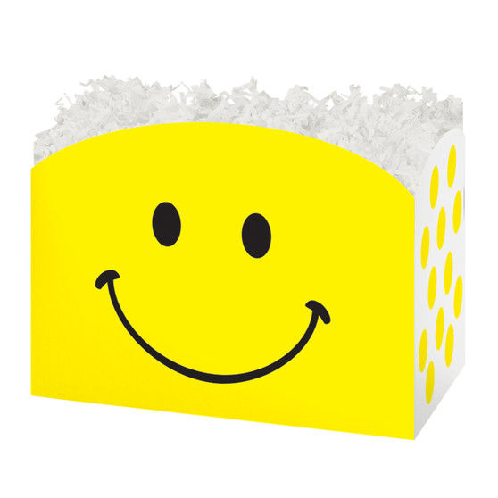 Smiley Face Gift Basket Box - Small