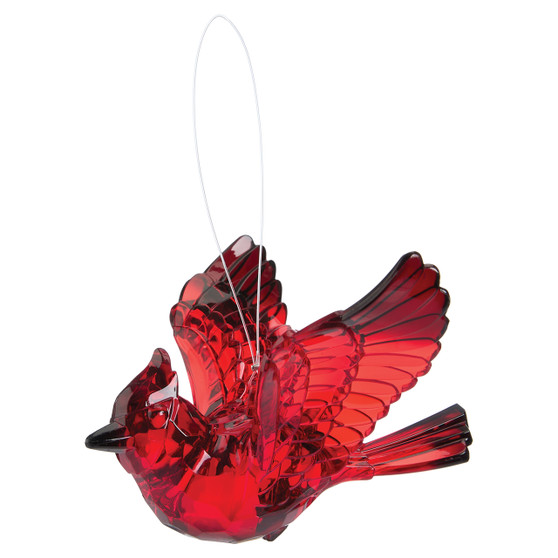 Acrylic Cardinal Ornament