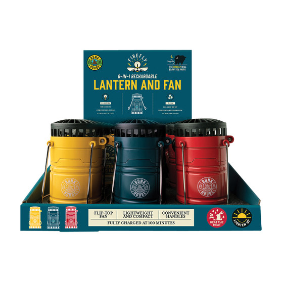 Firefly 2-in-1 Rechargeable Lantern-Fan