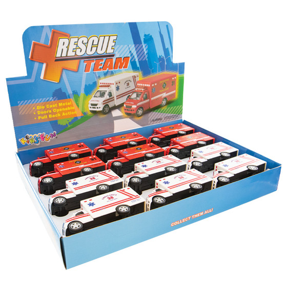 Kinsfun Rescue Team Toy Ambulances