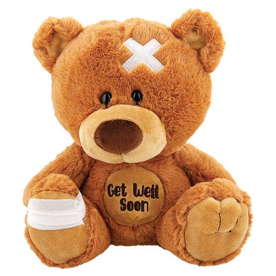 Get Well Soon Teddy Bear with Bandages