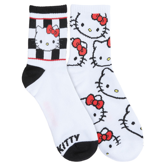 Ladies Crew Socks, Hello Kitty