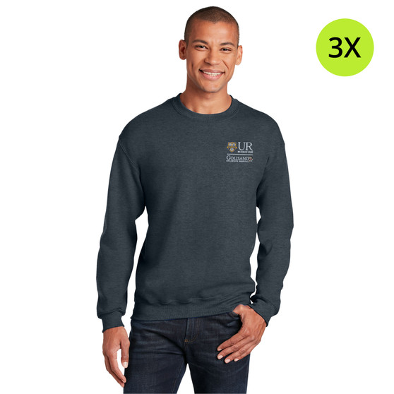 Golisano Children's Hospital Heavy Blend Crewneck Sweatshirt - Dark Heather - 3X