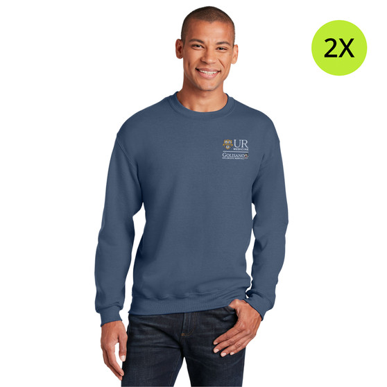 Golisano Children's Hospital Heavy Blend Crewneck Sweatshirt - Indigo Blue - 2X