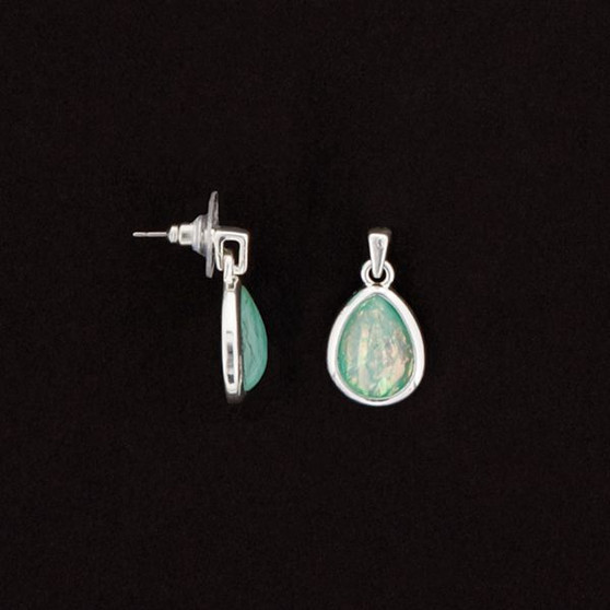 Julia Harper Air Blue Stone Drop Earrings
