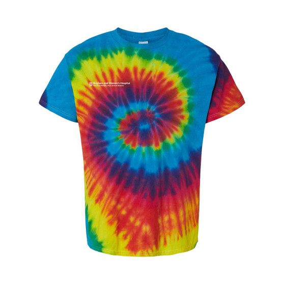 Brigham & Women's Hospital Tie-Dye T-Shirt - Reactive Rainbow - S