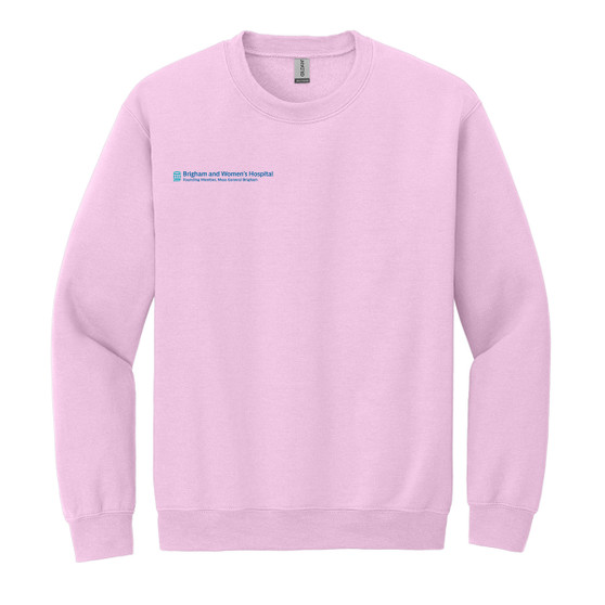 Brigham & Women's Hospital Crewneck Sweatshirt - Light Pink - S
