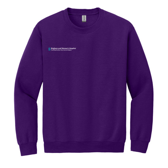 Brigham & Women's Hospital Crewneck Sweatshirt - Purple - L