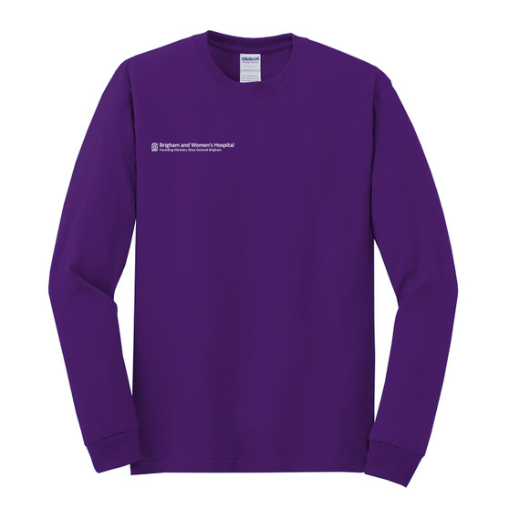 Brigham & Women's Hospital Long-Sleeved T-Shirt - Purple - L