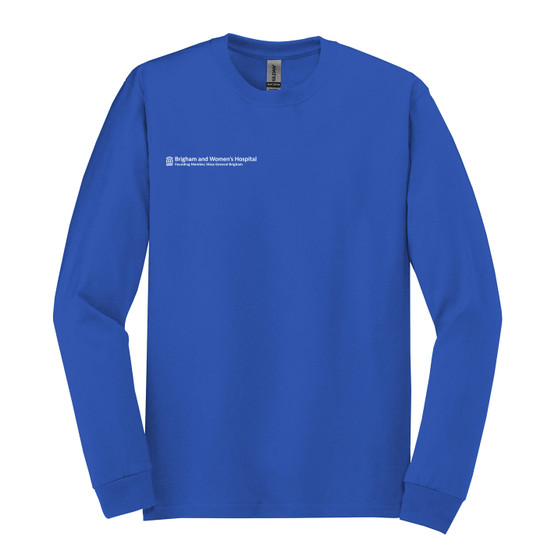 Brigham & Women's Hospital Long-Sleeved T-Shirt - Royal Blue - XL